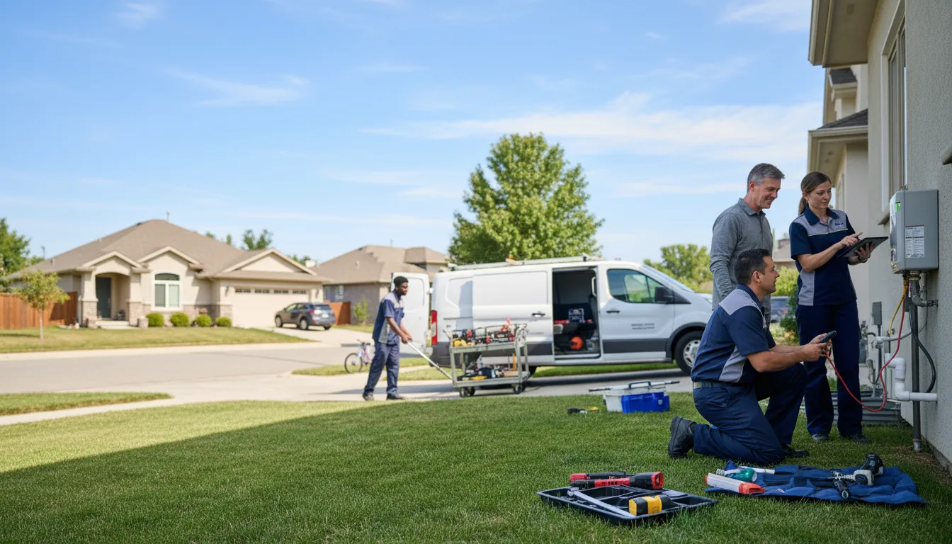 Tankless water heater service in Rushmore, MN